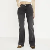 Jeans Straight Tiro Bajo Mujer