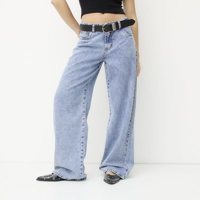Imagen 2 del producto Jeans Baggy Tiro Bajo Mujer