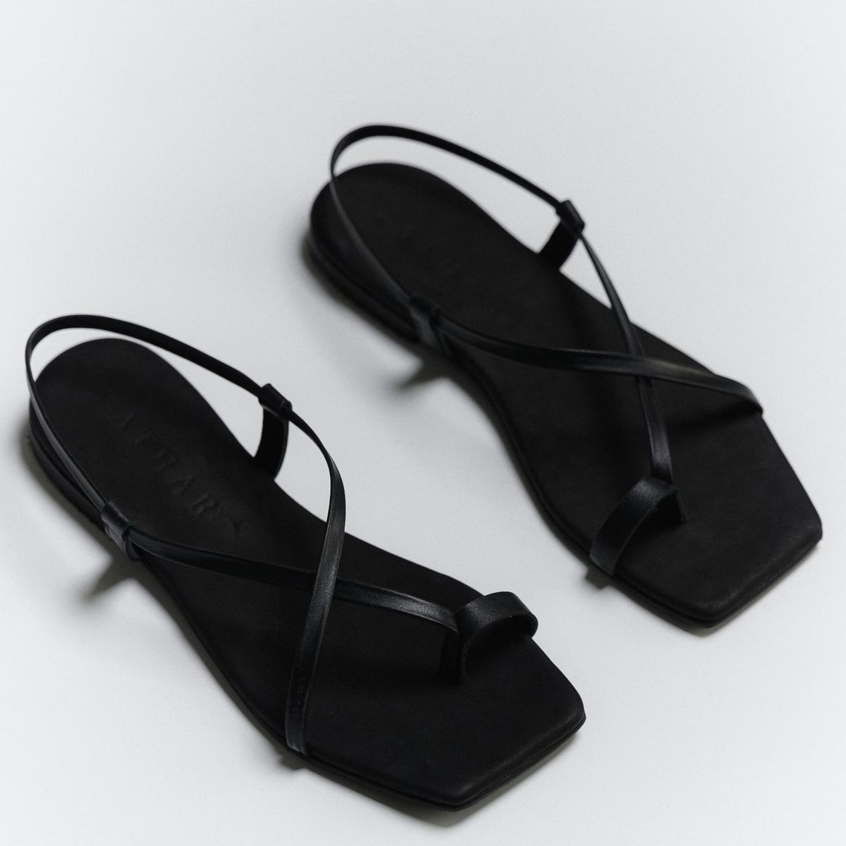 ATHAR - Sandalia Mujer Negro Athar