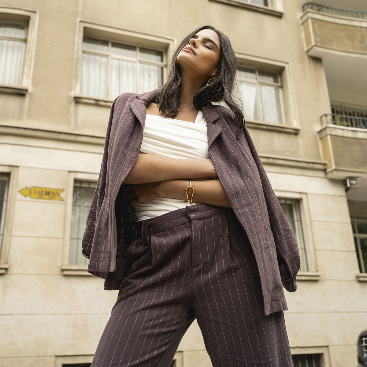 LOLITA LPK - Pantalón Wide Leg Tiro Medio Mujer Lolita Lpk