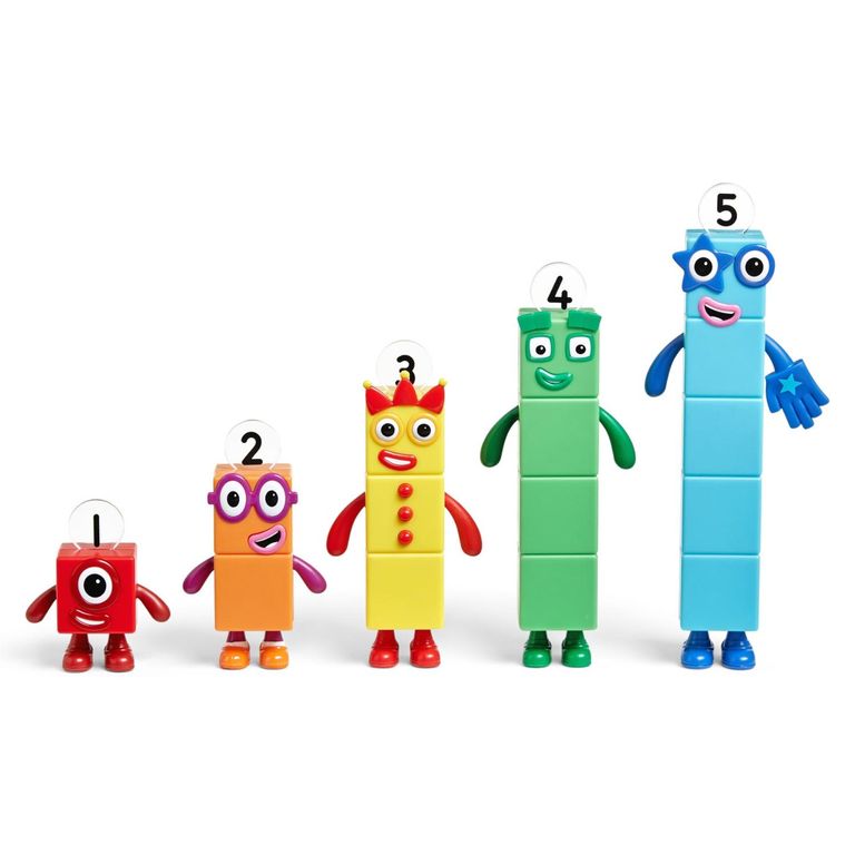 Figures Friends One To Five Number Blocks