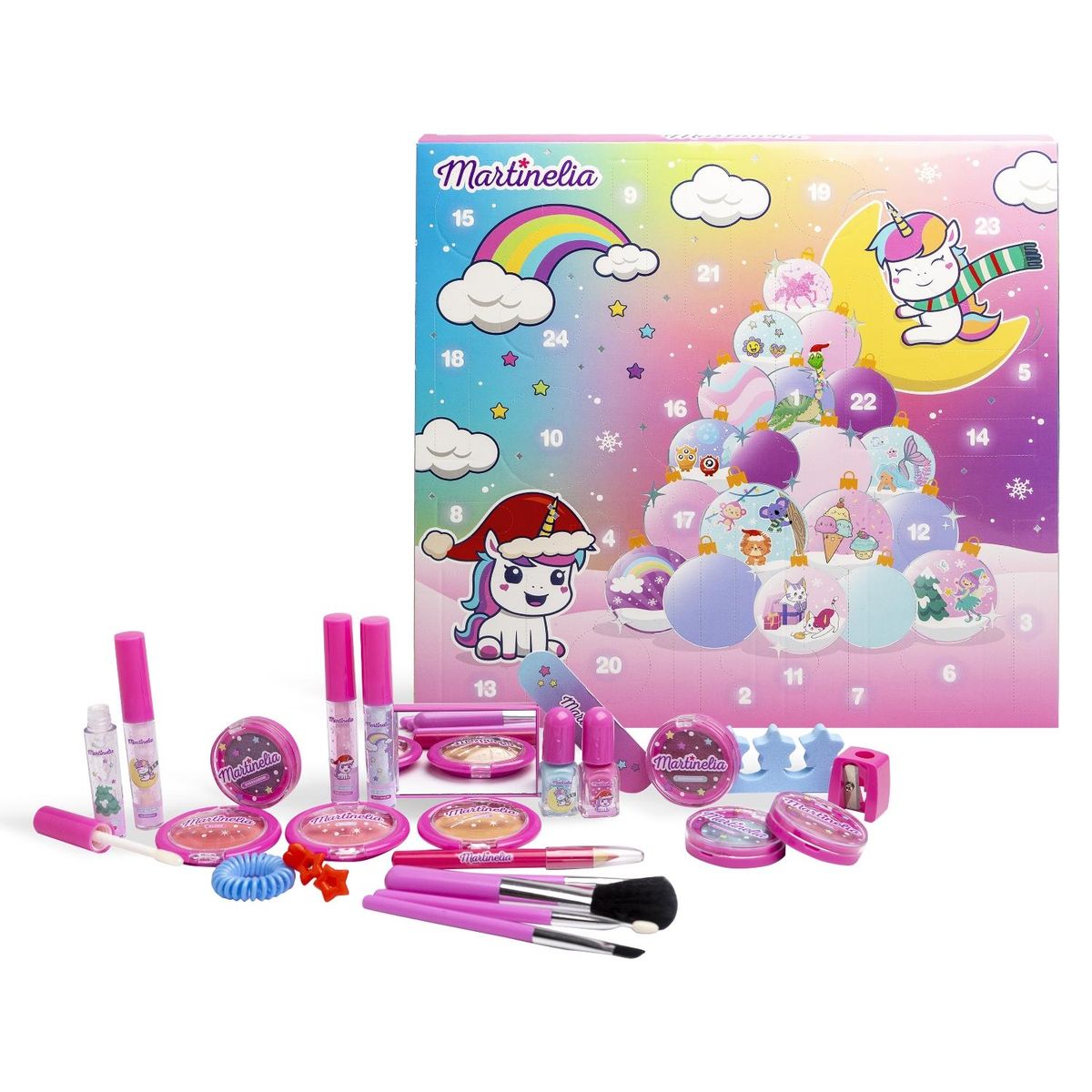 MARTINELIA - Calendario Adviento Belleza y Maquillaje Infantil