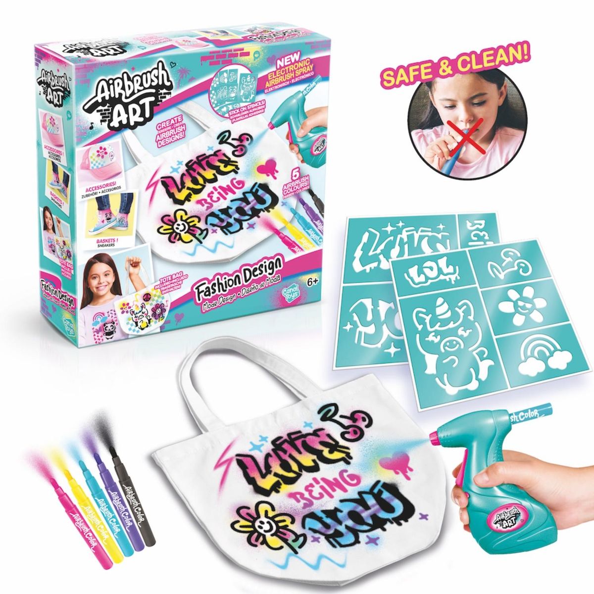 CANAL TOYS - Airbrush Art Fashion Design Canal Toy