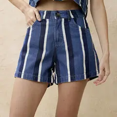 BASEMENT - Short Básico Tiro Medio Mujer