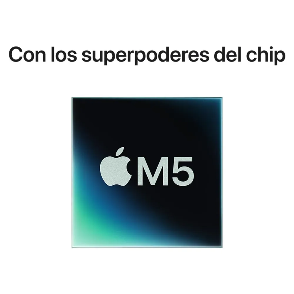MacBook Pro 14" (Chip M5 (10n CPU, 10n GPU), 1TB SSD) - Color Plata / 16 GB, foto 3