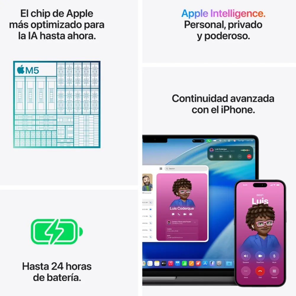 Apple MacBook Pro 14 M5 24GB 1TB Plata, foto 8