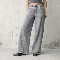 AMERICANINO - Jeans Balloon Tiro Medio Mujer