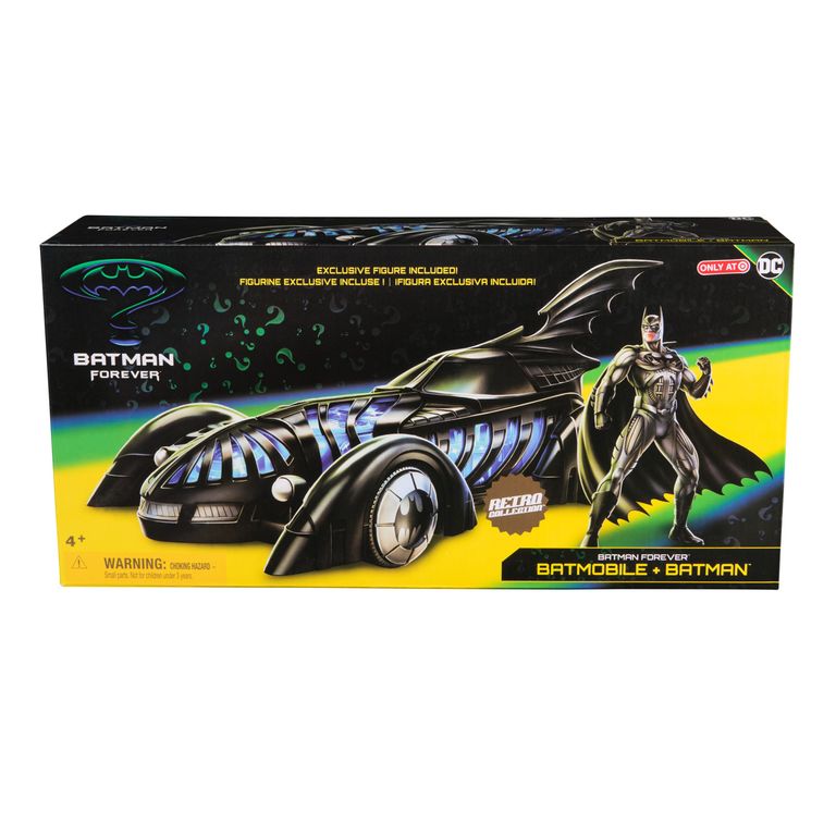Retro Batimobile+Figura DC Batman