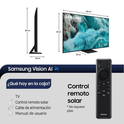 Imagen 2 del producto Smart TV QLED 65"" 4K Vision Ai Smart Tv 2025