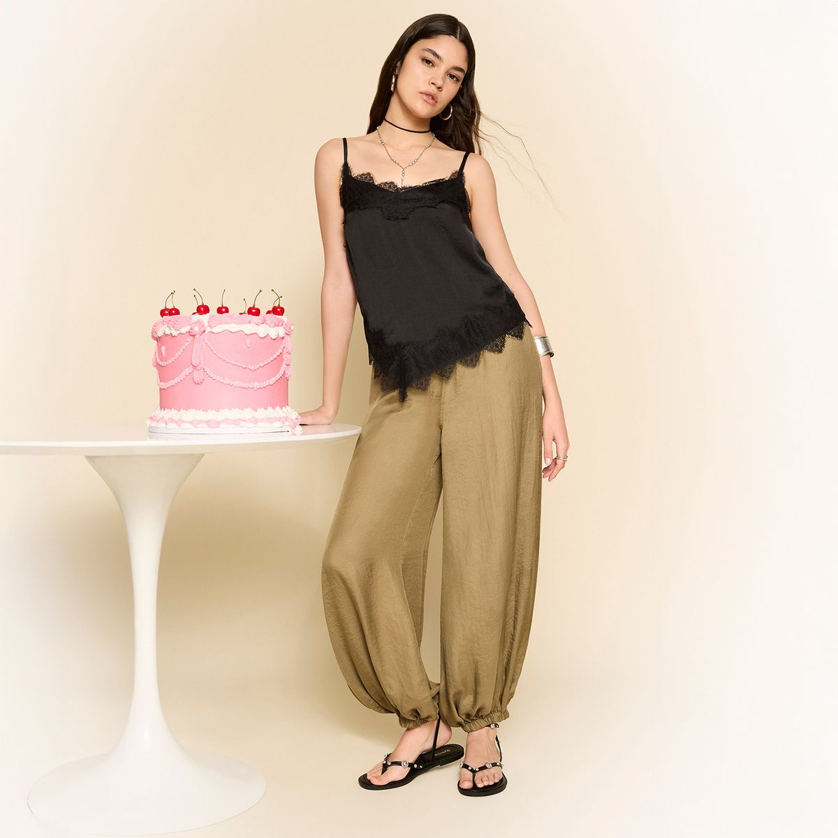 SYBILLA - Blusa Encaje Mujer Sybilla