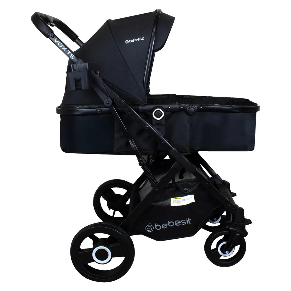 Coche Cuna Paseo Vox Negro, foto 5