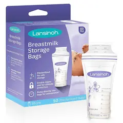 LANSINOH - Bolsa Almacen 50 Unidades