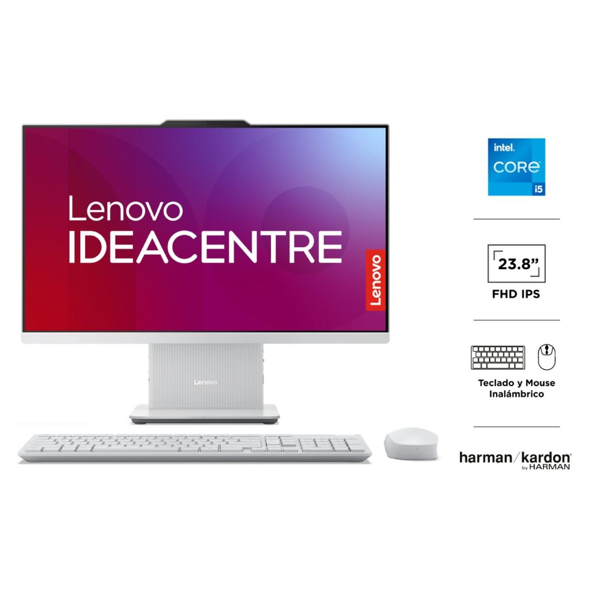 LENOVO - All in One Intel Core i5 13420H 16GB RAM 512GB SSD 24" FHD Lenovo + Teclado y Mouse