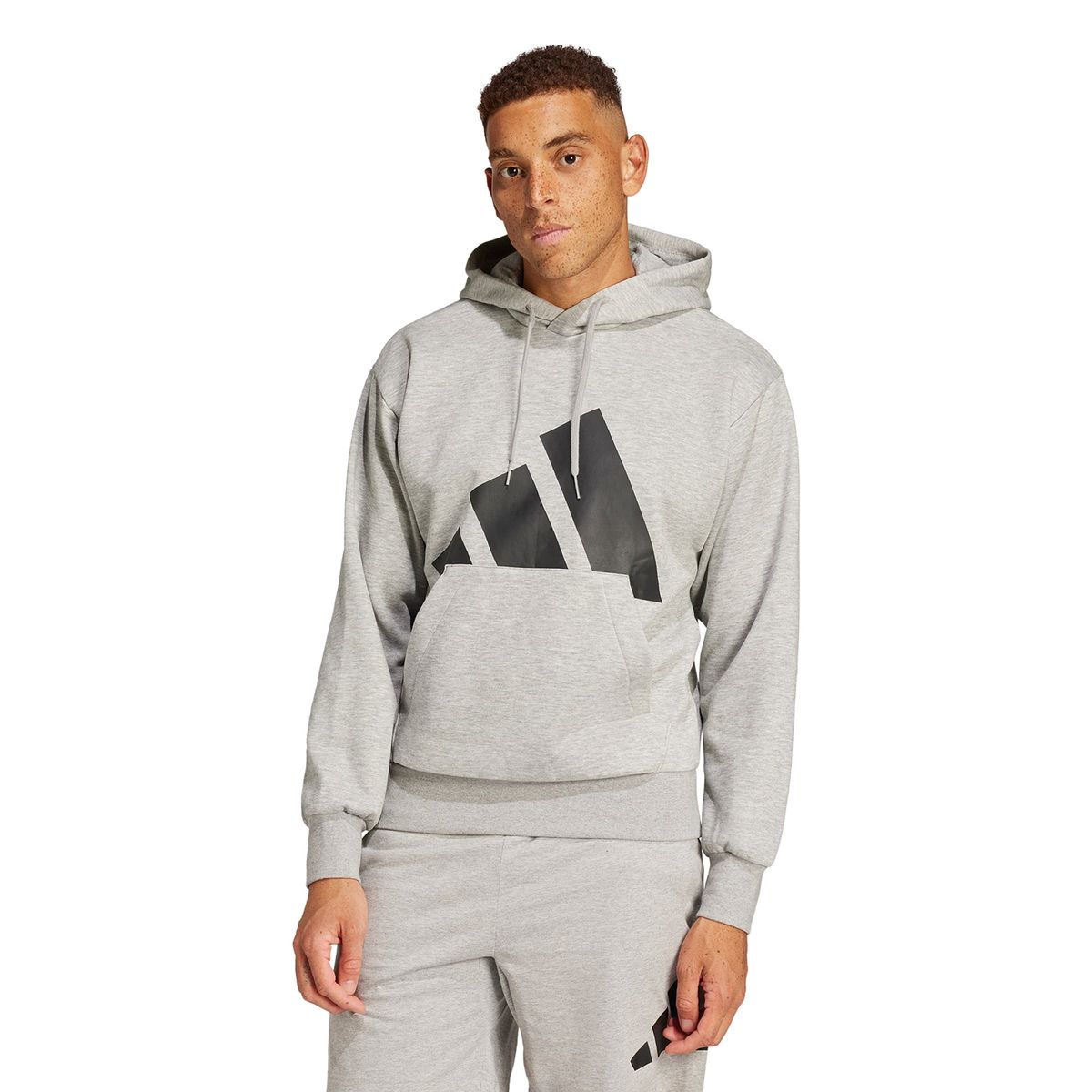 ADIDAS - Polerón Con Gorro Deportivo Hombre Adidas