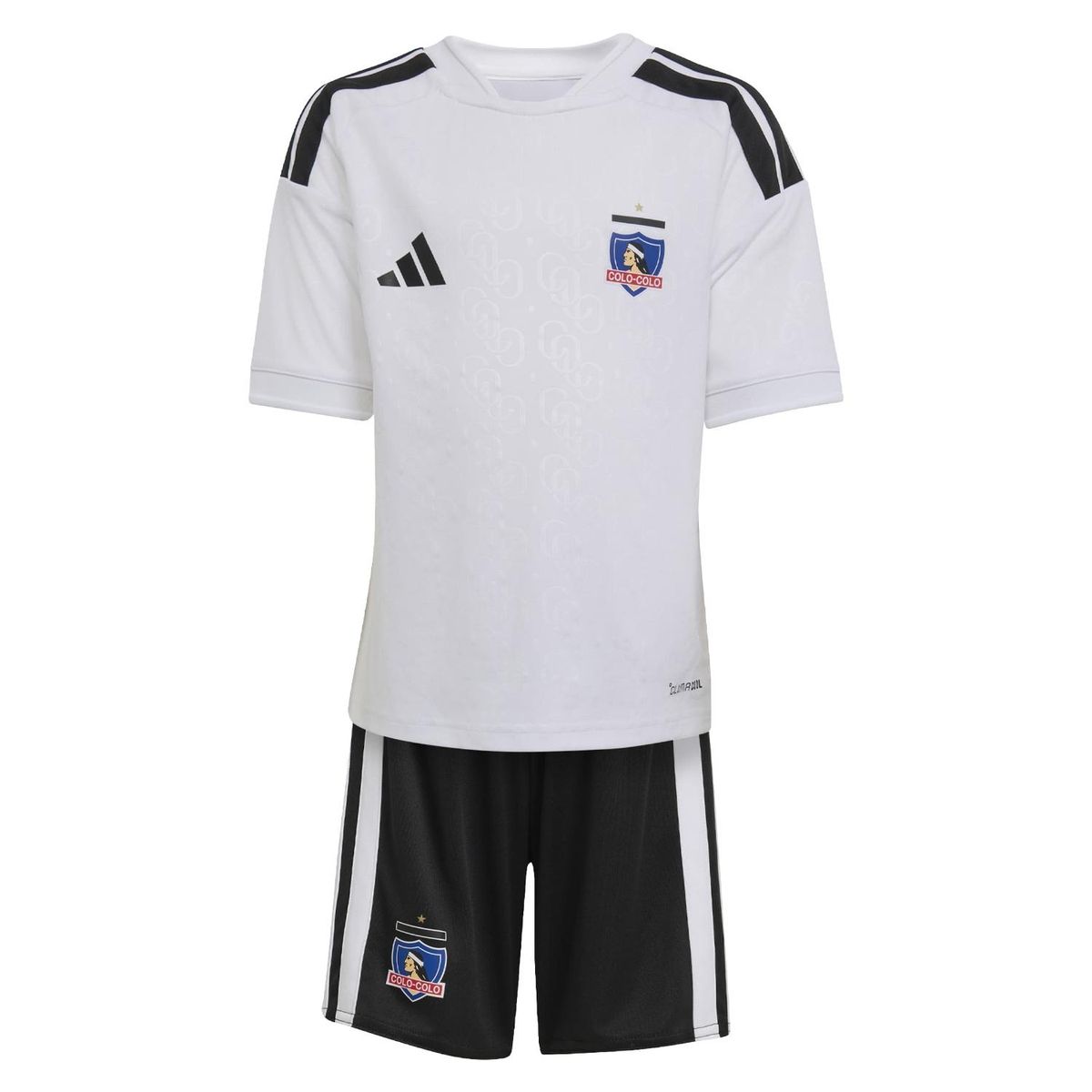 ADIDAS - Conjunto Local Colo-Colo 2026 Niño