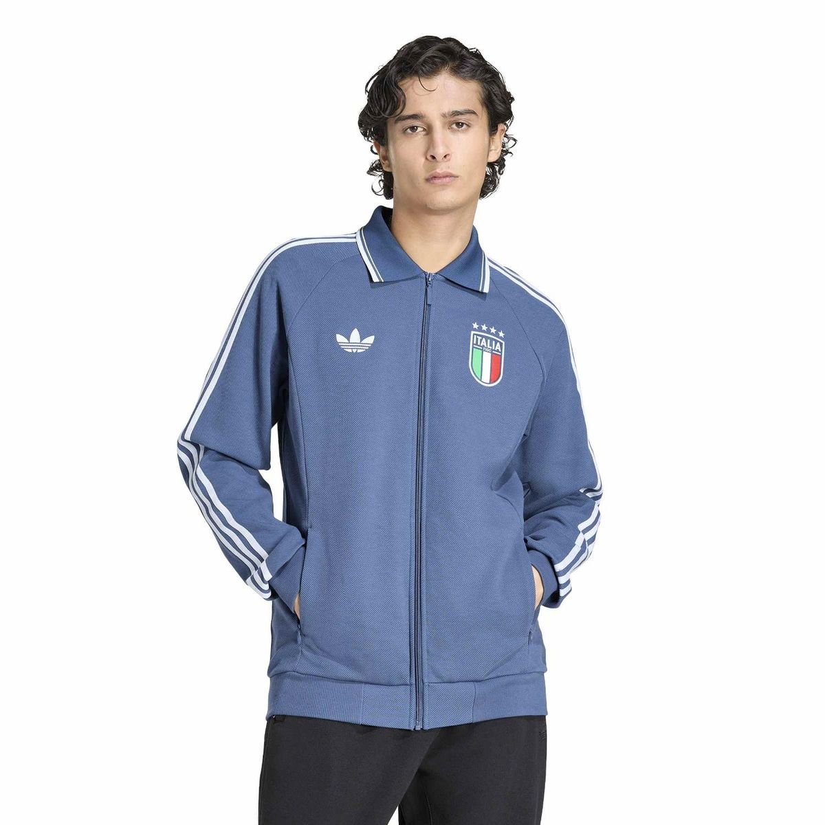 ADIDAS - Chaqueta Fútbol Italia Hombre Adidas