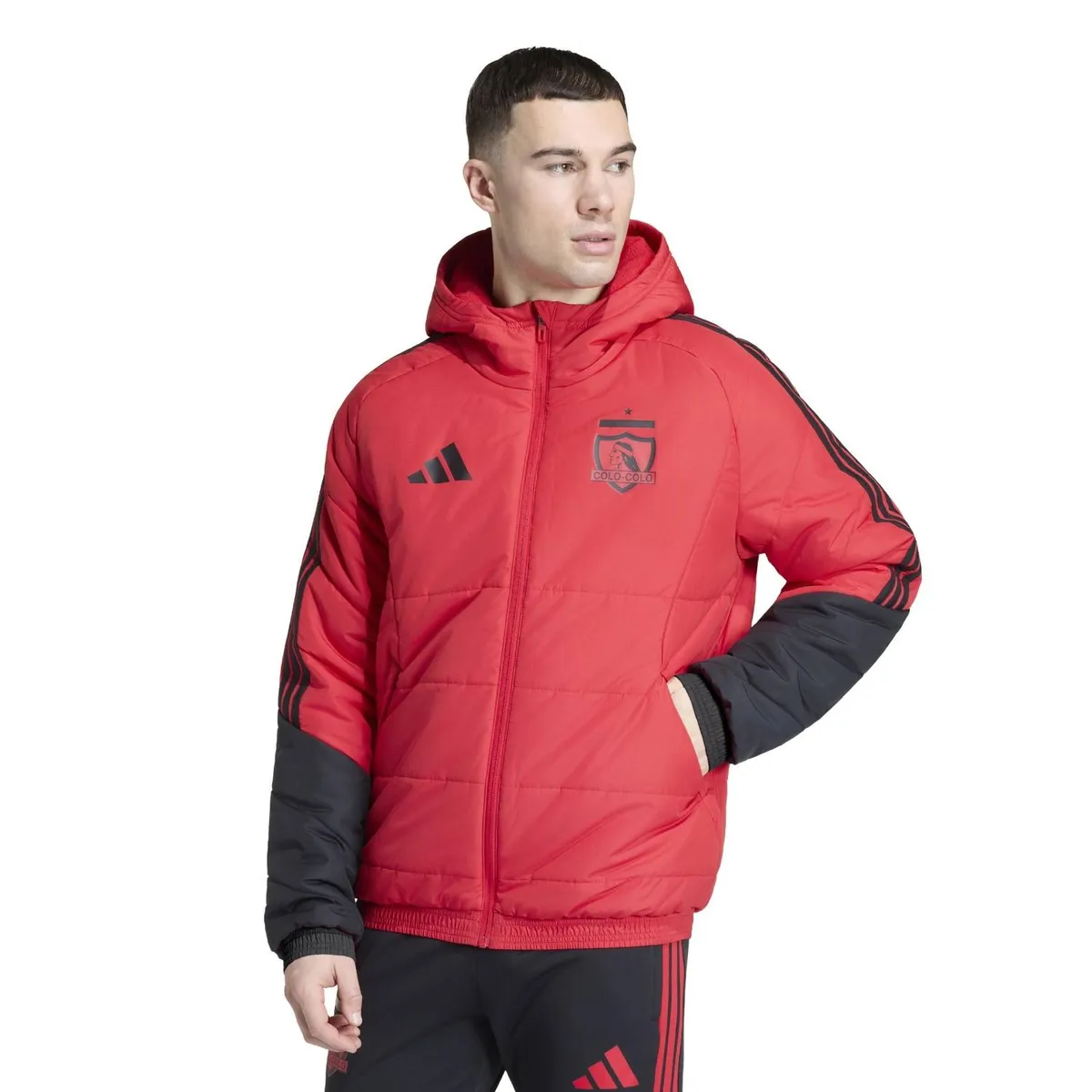 ADIDAS - Chaqueta Con Capucha Entrenamiento Colo-Colo 2026 Hombre
