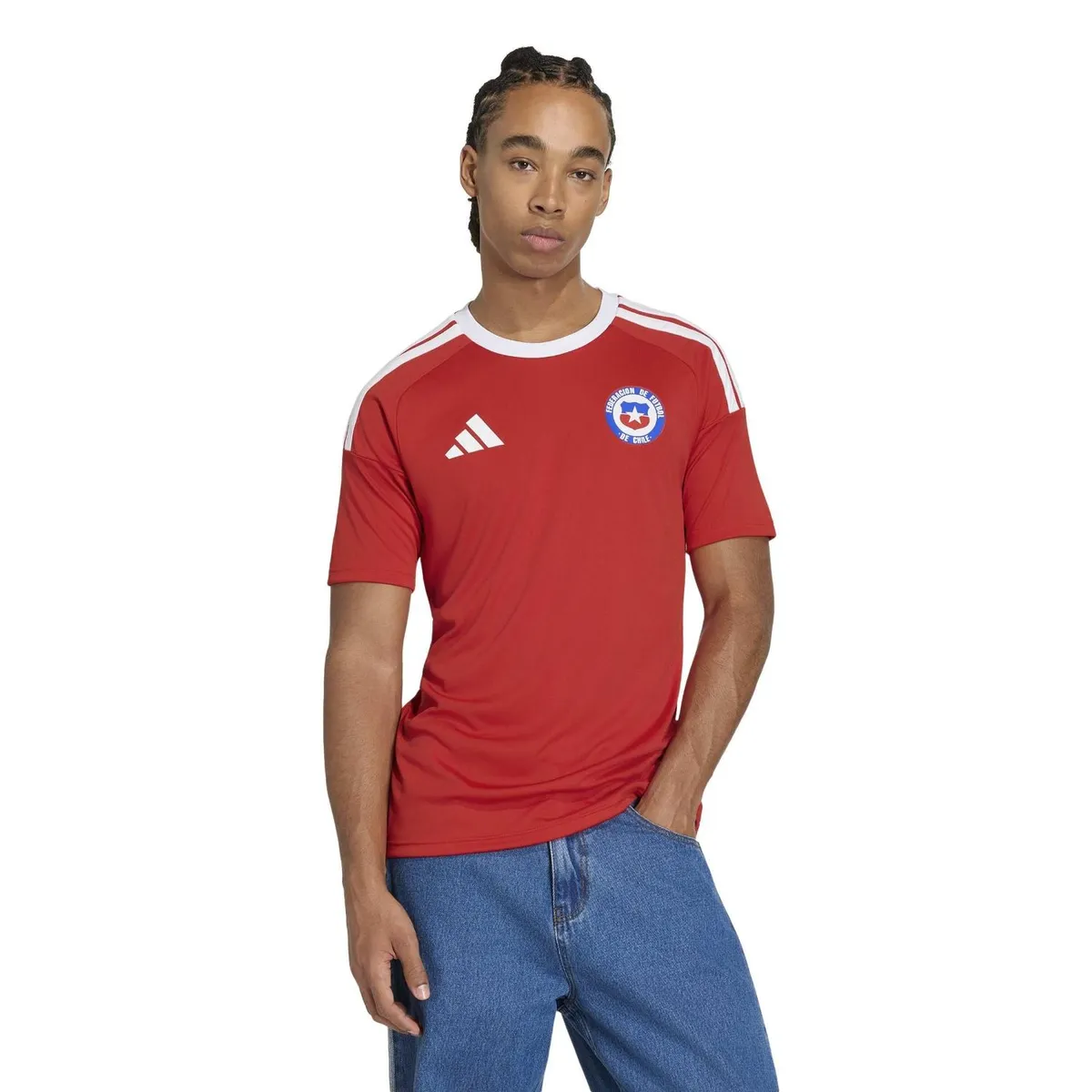 ADIDAS - Polera Fútbol Hombre Adidas