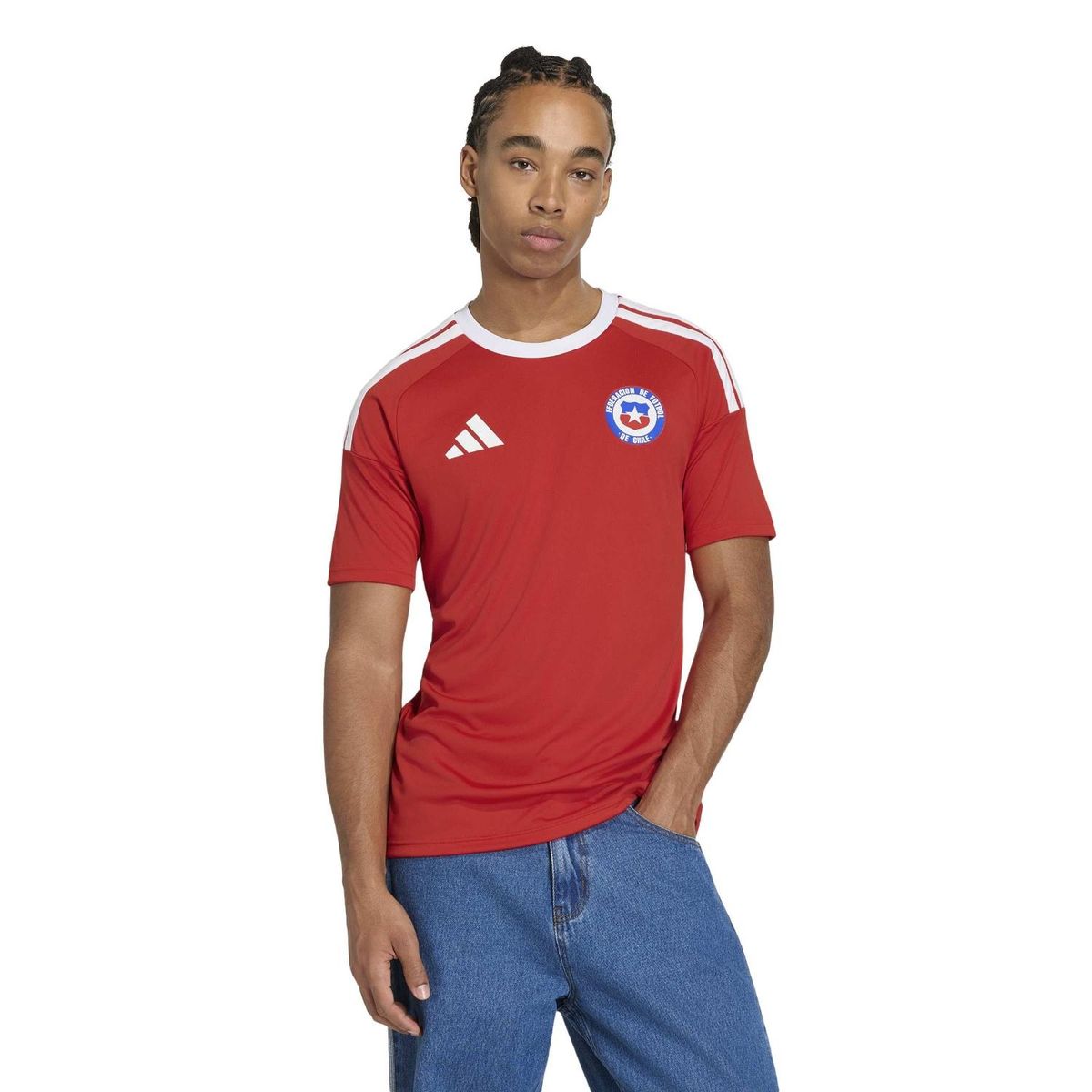 ADIDAS - Polera Fútbol Hombre Adidas