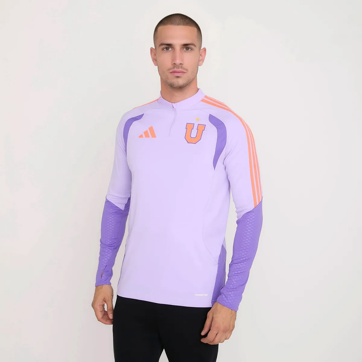 ADIDAS - Polerón De Entrenamiento Medio Cierre Universidad De Chile 2026 Hombre