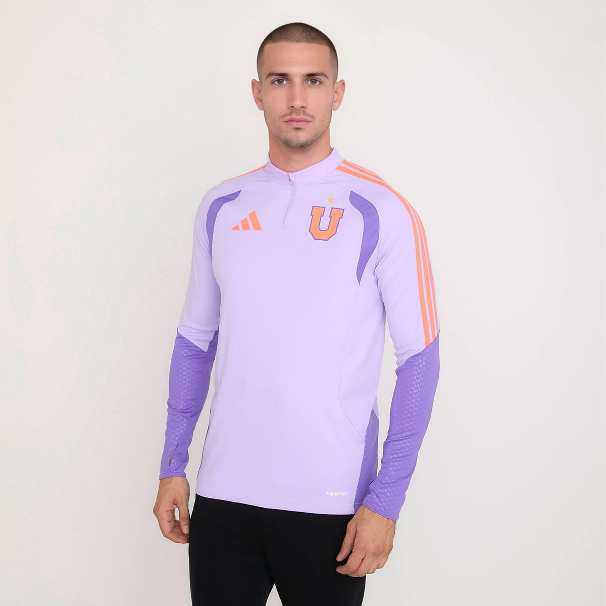 ADIDAS - Polerón De Entrenamiento Medio Cierre Universidad De Chile 2026 Hombre