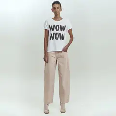 BRICK LONDON - Polera Text Mujer