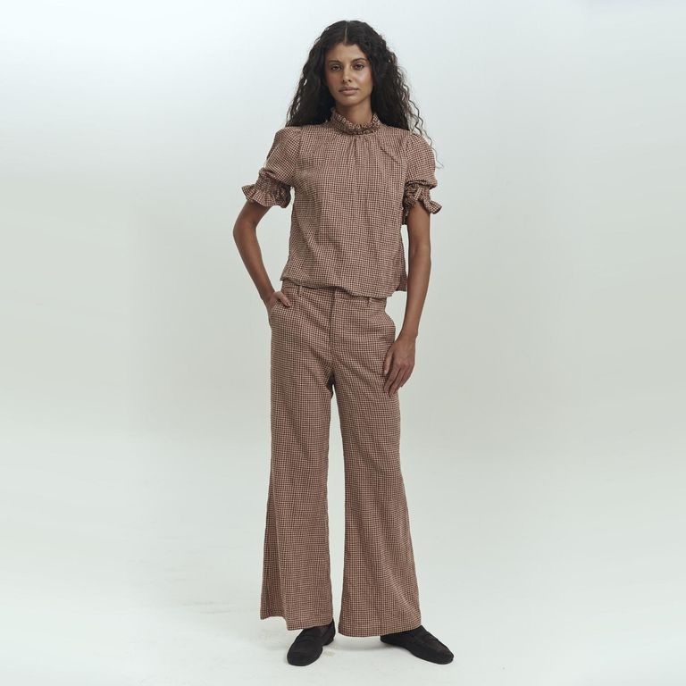 Pantalón Long Tiro Alto Mujer