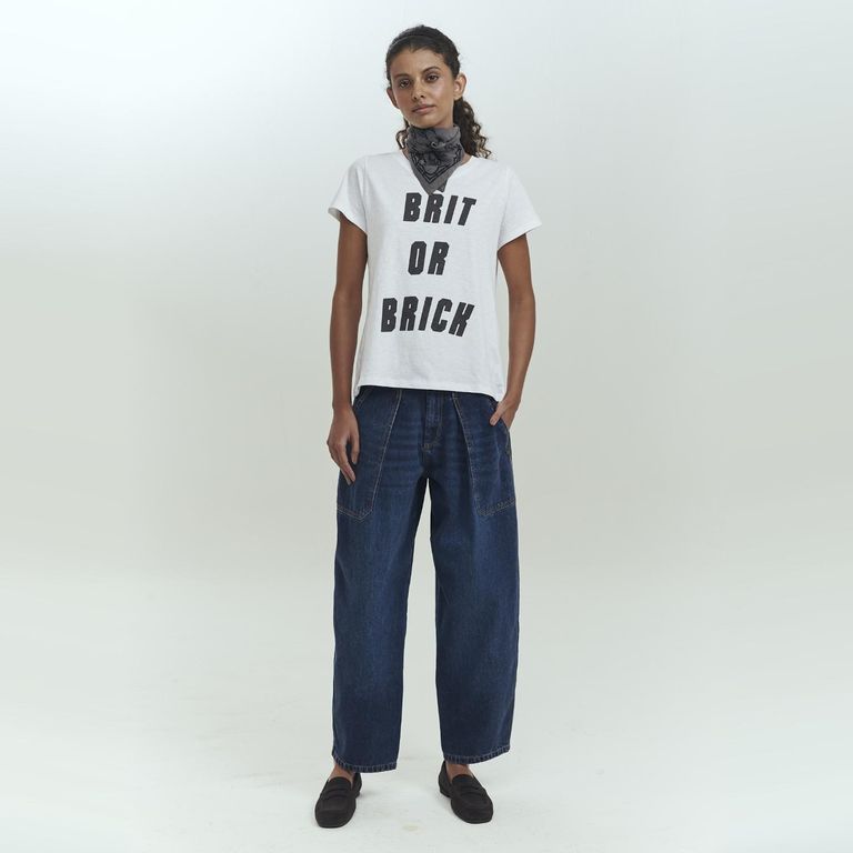BRICK LONDON Polera Brit o Brick Mujer