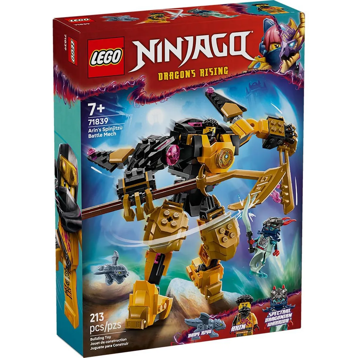 LEGO - Lego Ninjago: Armadura de Batalla Spinjitzu de Arin