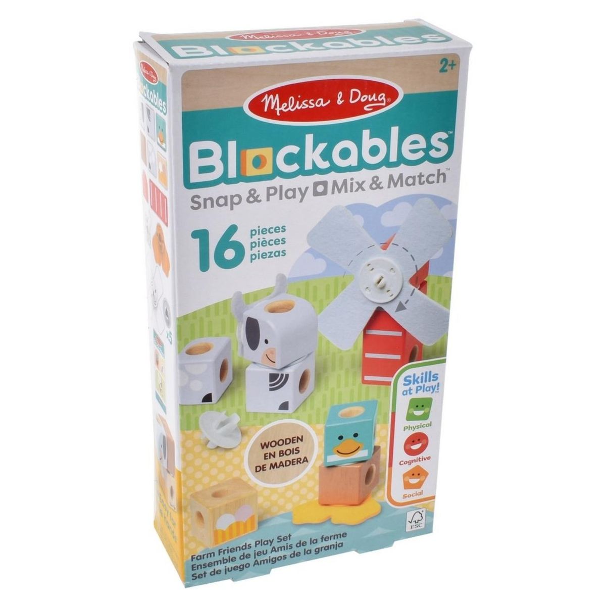 MELISSA & DOUG - Bloques Animales De La Granja Melissa & Doug