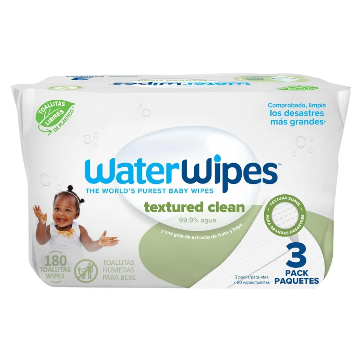 WATER WIPES - Toallitas húmedas WaterWipes Textured Clean 180 uns Water Wipes