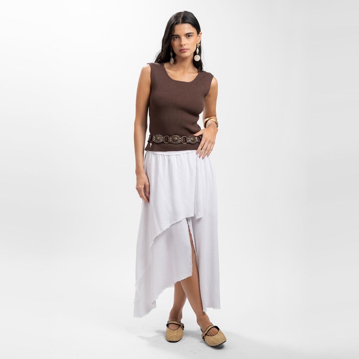 LOLITA LPK - Falda Maxi Tiro Medio Mujer Lolita Lpk