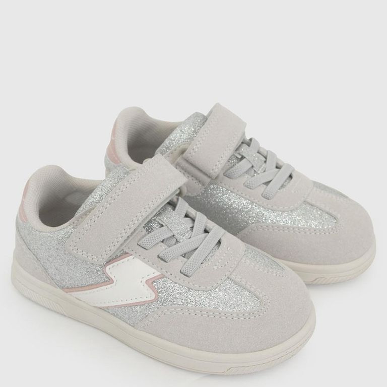Zapato Casual Niña Plateado (21 a 27)