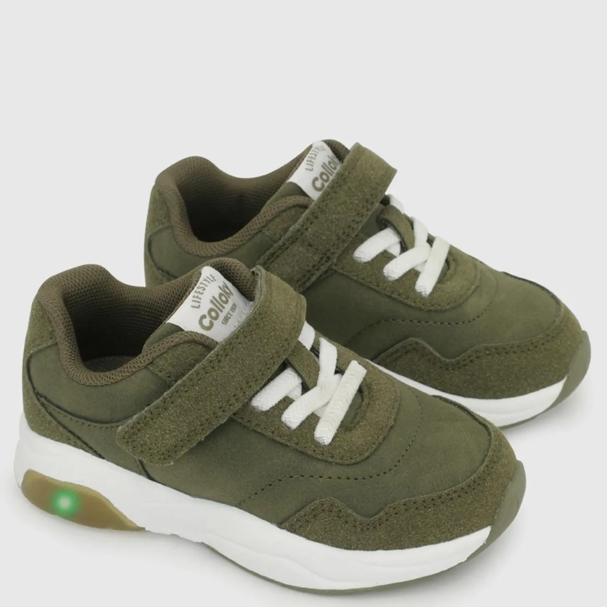 COLLOKY - Zapato Casual Niño Verde (21 A 27) Colloky