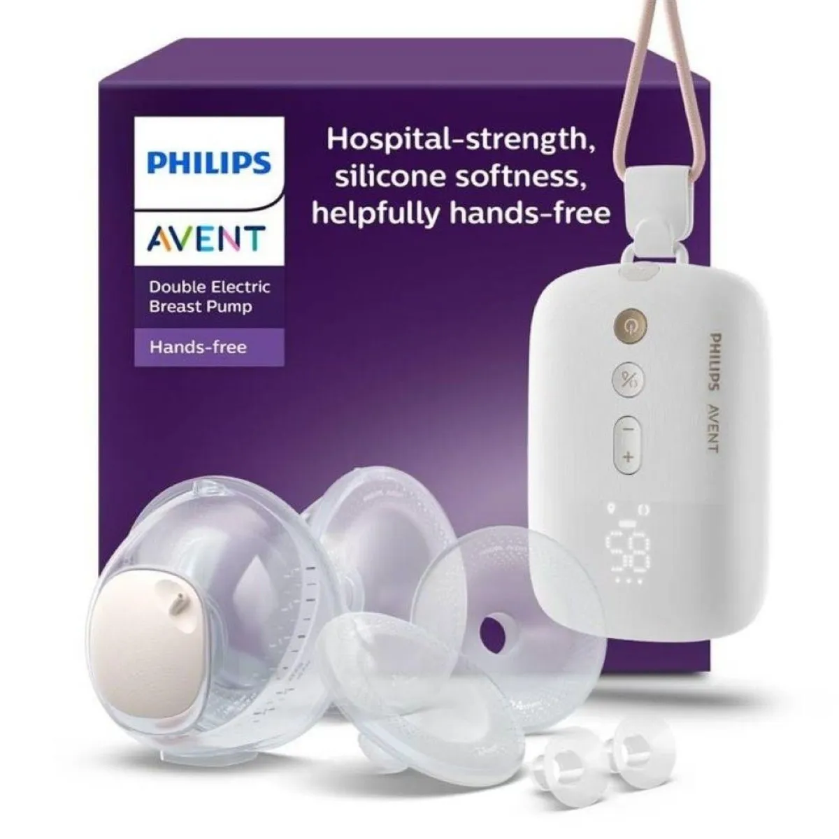 PHILIPS AVENT - Extractor Eléctrico Doble Manos Libres Philips Avent SCF532