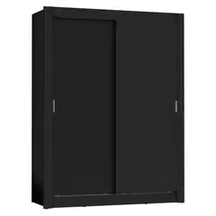 VEKKAHOME - Clóset Denver Negro 2 Puertas