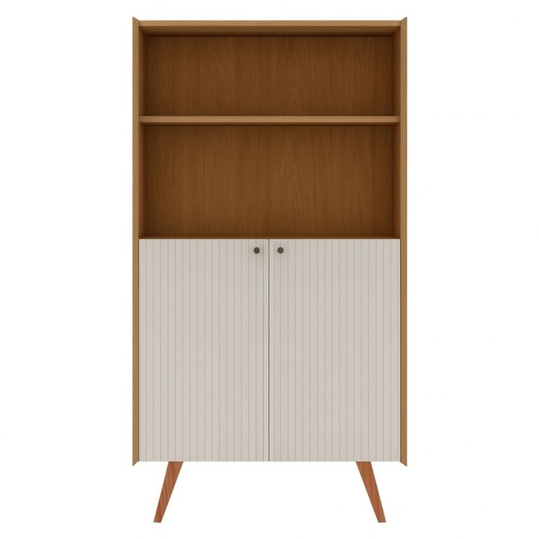 VEKKAHOME Estante Vertice Café 2 Puertas