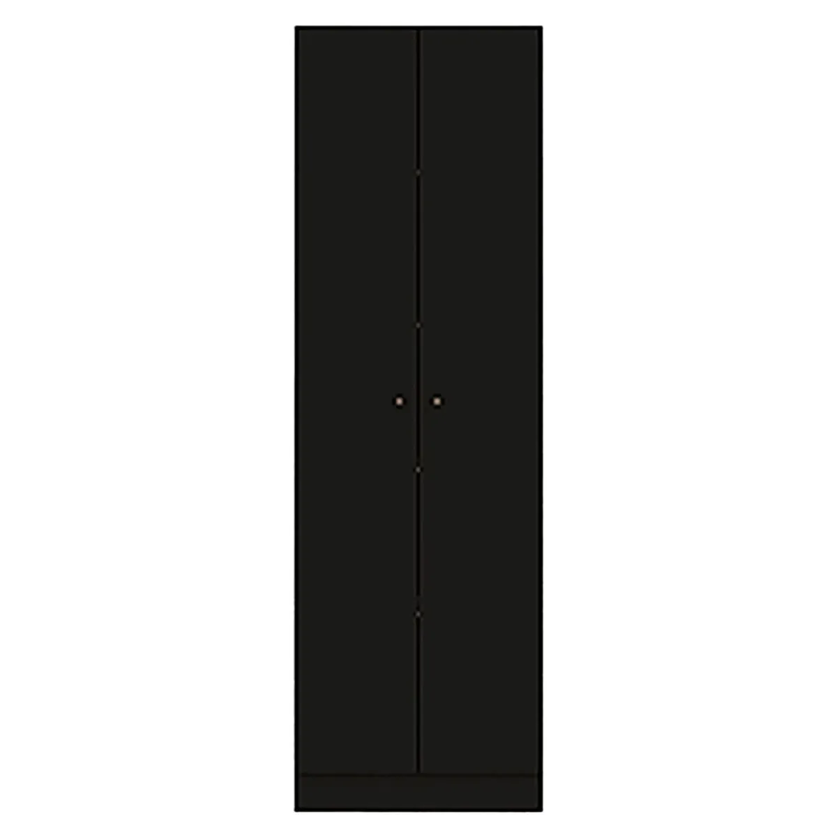 VEKKAHOME - Clóset Xangai Negro 2 Puertas Vekkahome