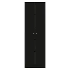 VEKKAHOME - Clóset Xangai Negro 2 Puertas