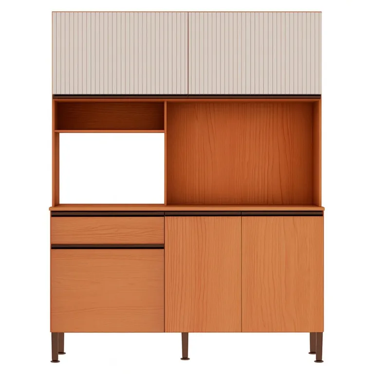 VEKKAHOME Kit Cocina Marina Café 5 Puertas 2