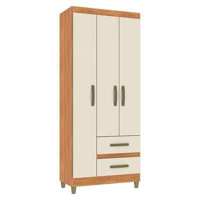 Imagen 2 del producto Clóset Porto Beige 3 Puertas 2 Cajones