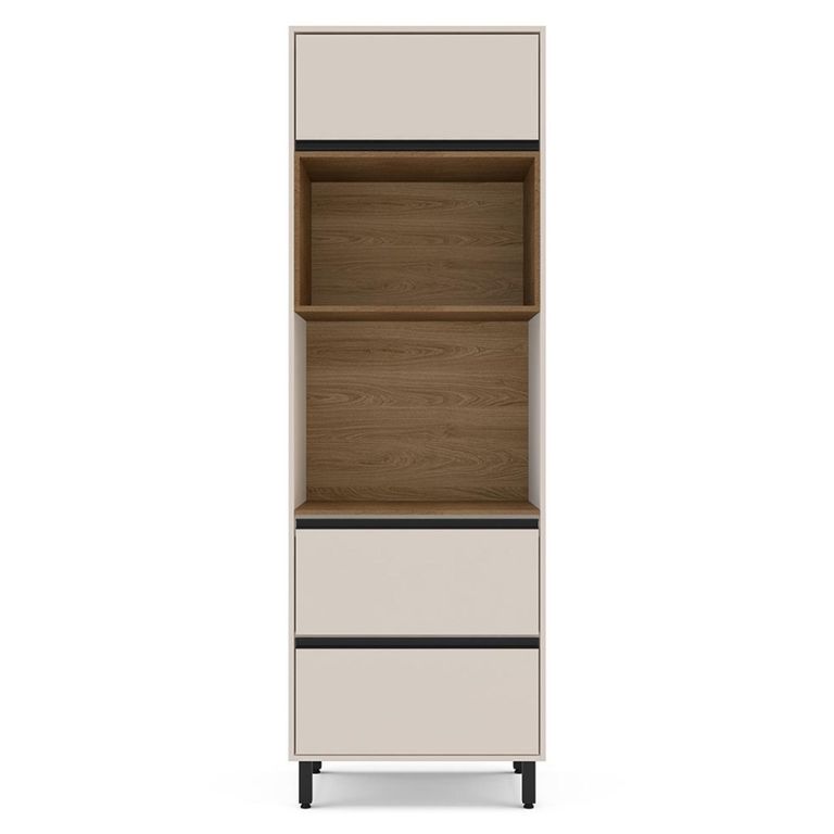 Despensa Koya 2 Puertas 1 Cajón Beige