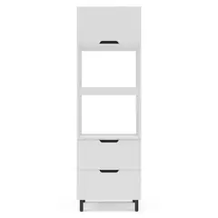 VEKKAHOME - Despensa Meena 2 Puertas 1 Cajón Blanco