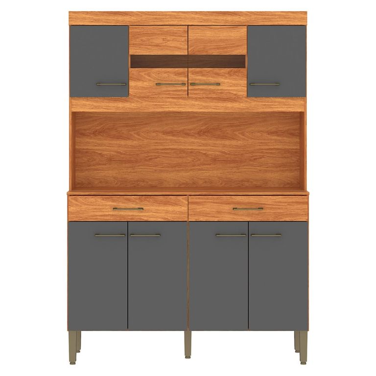 Kit Cocina Laura Grafito 8 Puertas