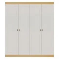 VEKKAHOME - Clóset Europa Beige 4 Puertas