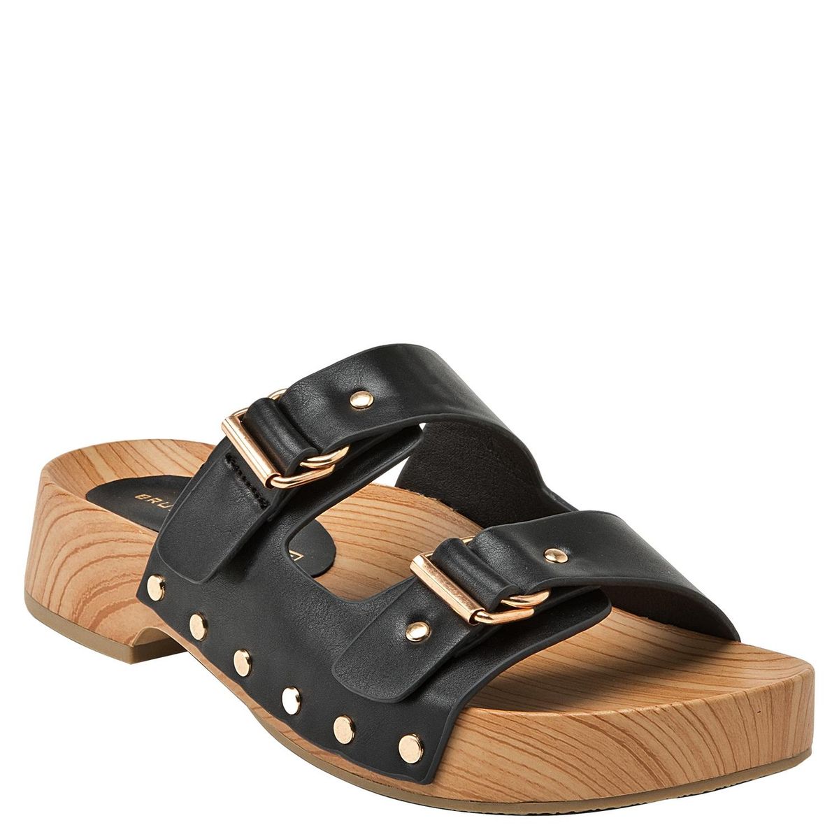 BRUNO ROSSI - Sandalia Mujer Negro Bruno Rossi