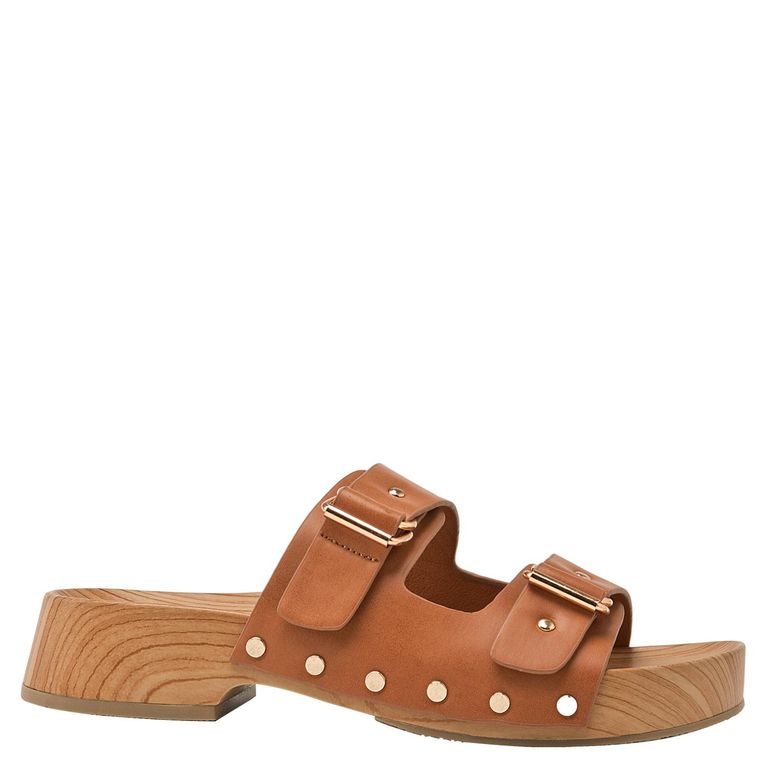 BRUNO ROSSI Sandalia Mujer Beige