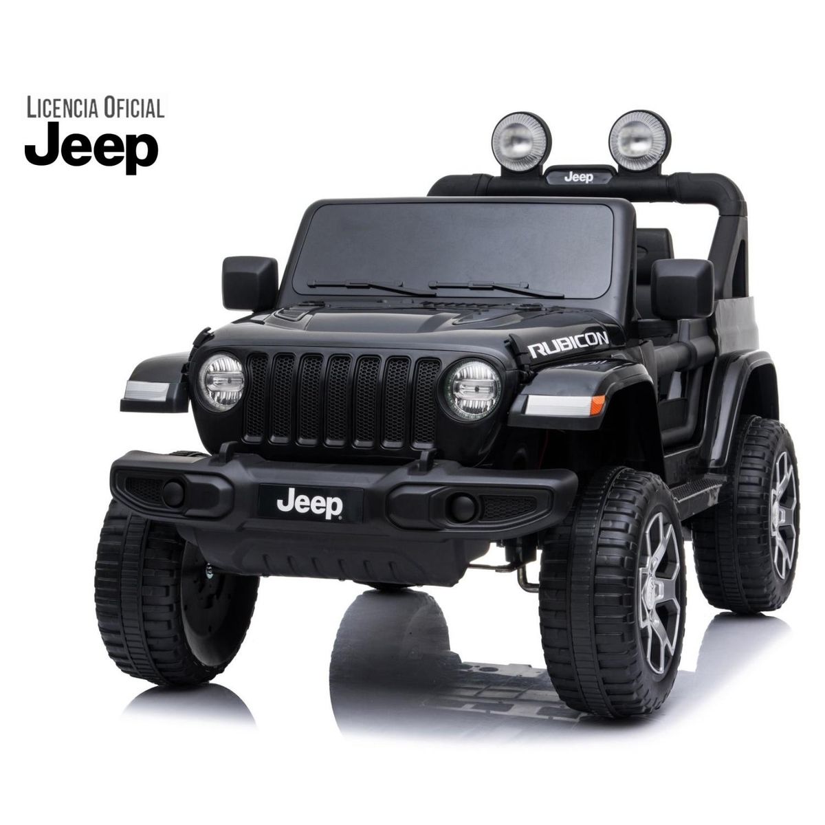 KIDS COOL - Jeep A Bateria Rubicon Negro Kids Cool