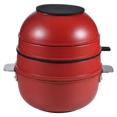 MASTERPRO - Batería De Cocina 10 Piezas Apilable Antiadherente SharePlay