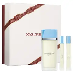 DOLCE&GABBANA - Set De Tres Regalos Light Blue Edt